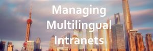 Managing multilingual intranets