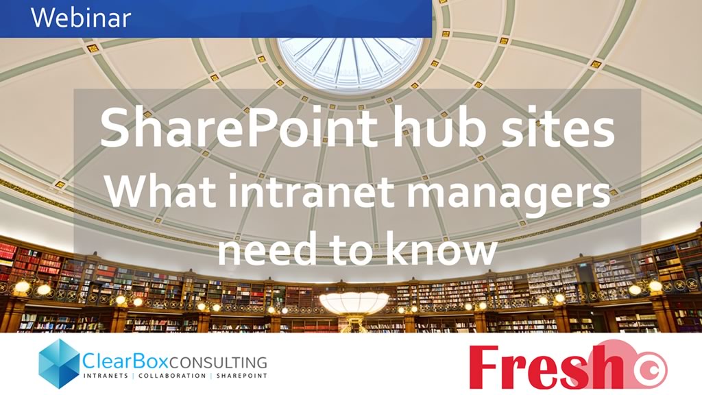 SharePoint hub sites.