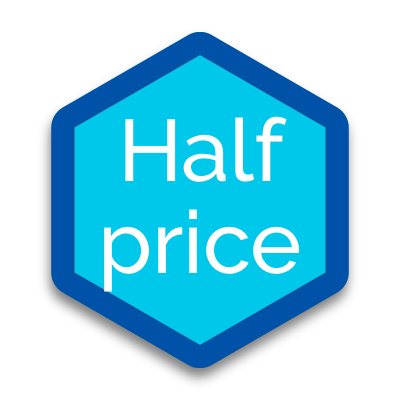 Half price