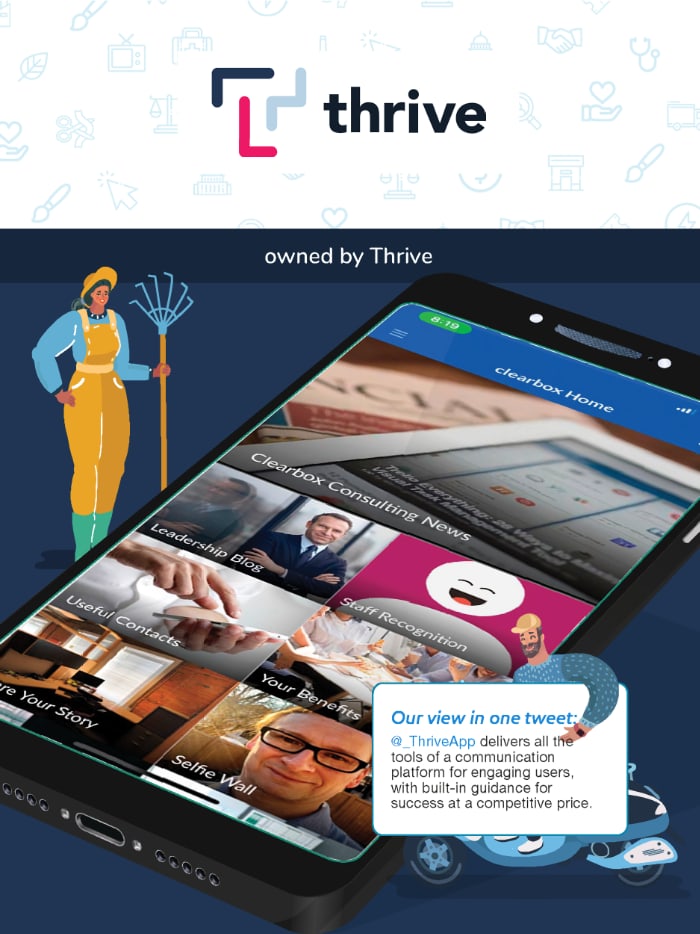 Thrive employee app in the ClearBox report.